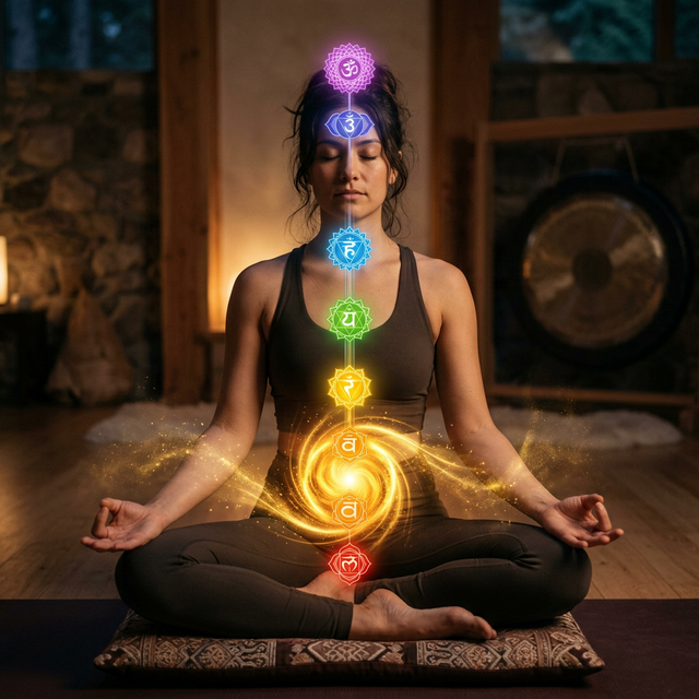 チャクラと下丹田の配置